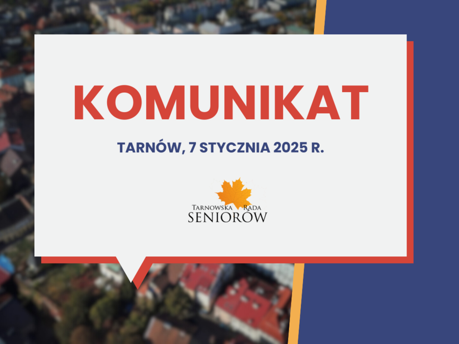 Jutro pierwszy dyżur Tarnowskiej Rady Seniorów